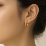 گوشواره طلا حلقه